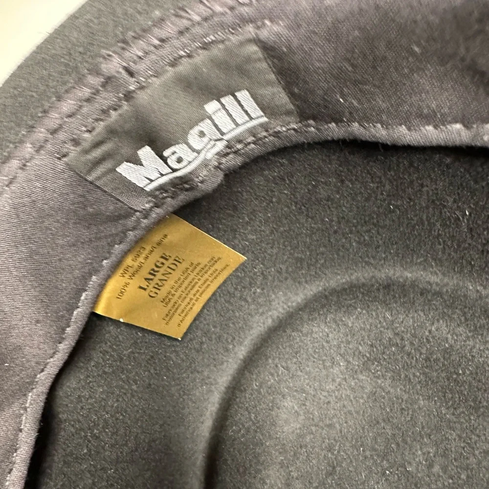SOLD MAGILL WOOL FEATHER HAT - Picture 7 of 7